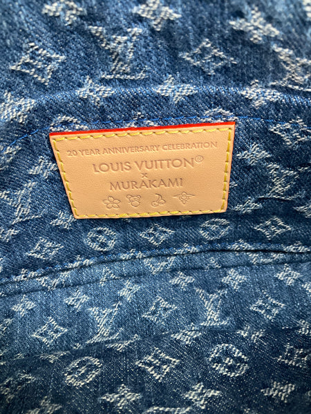 Louis Vuitton denim Pochette cherry