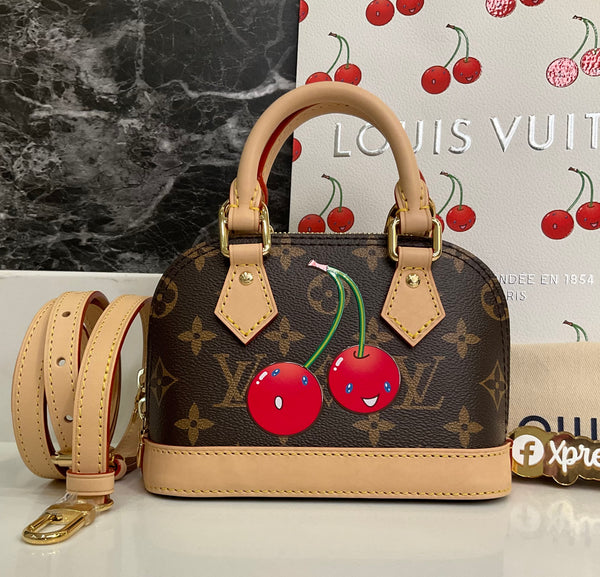 Louis Vuitton Alma cherry nano