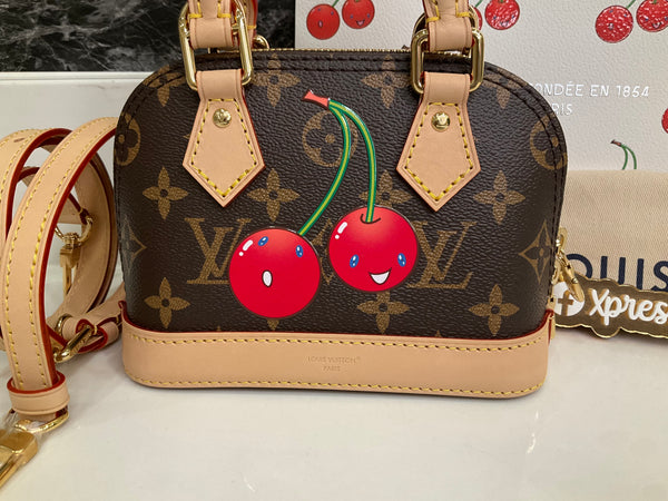 Louis Vuitton Alma cherry nano