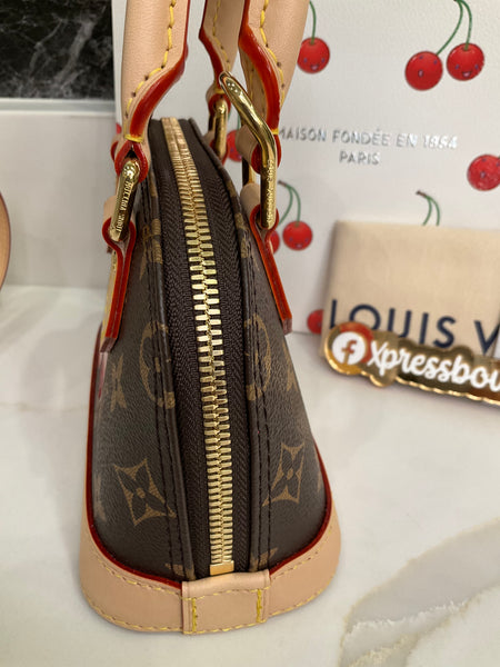 Louis Vuitton Alma cherry nano