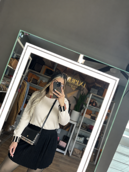 Burberry eyre natural white