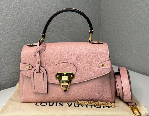 Louis Vuitton Georges BB Noir Empreinte Leather Bag