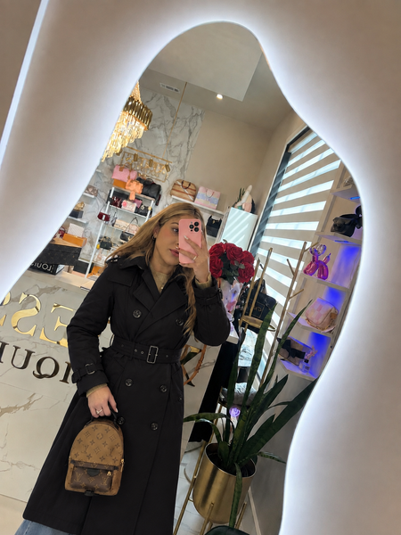 Burberry coat Telford negro