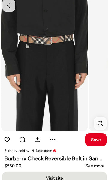 Burberry Cinto (Caballero)