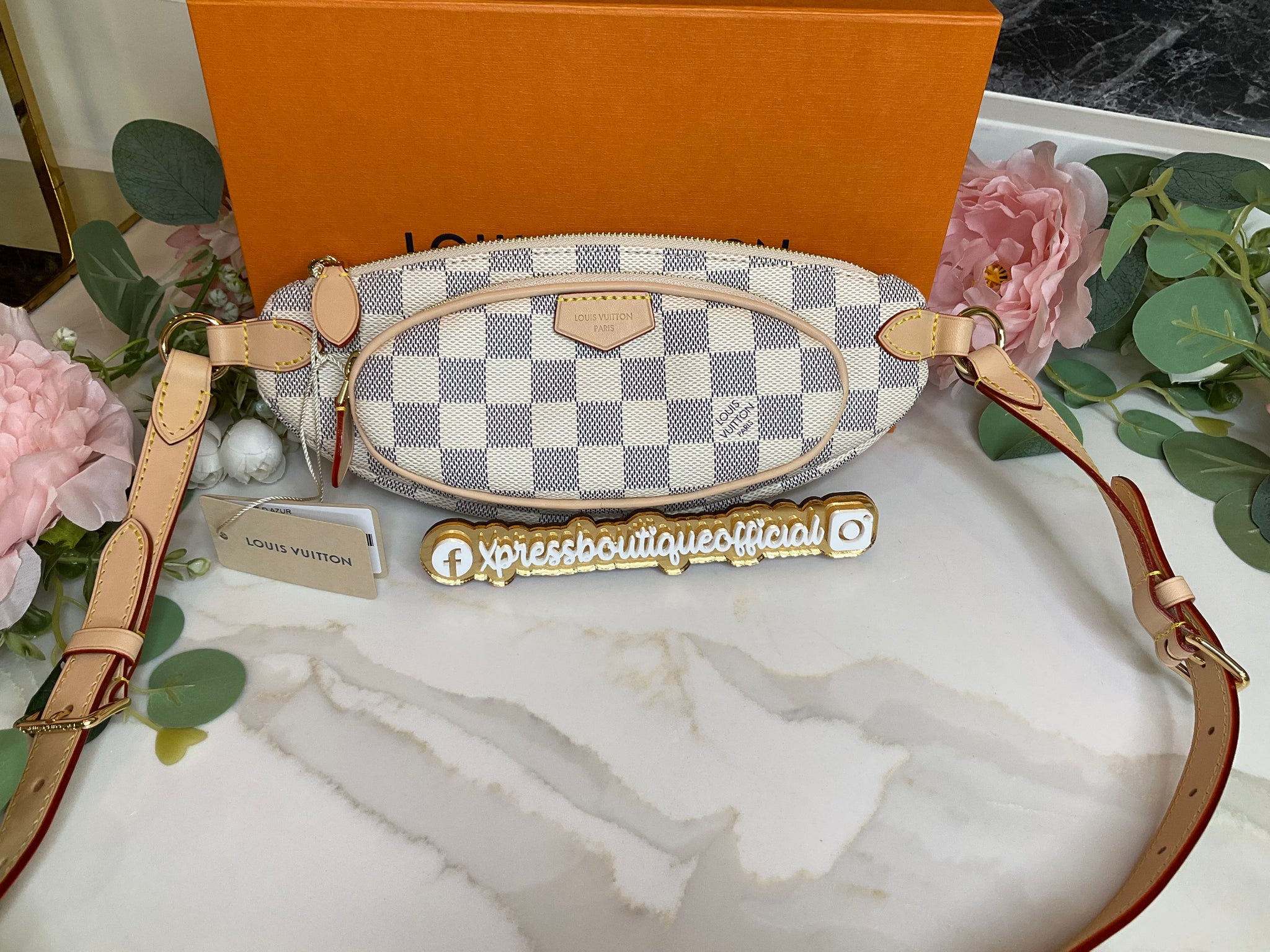 Louis Vuitton Keepit azure bumbag