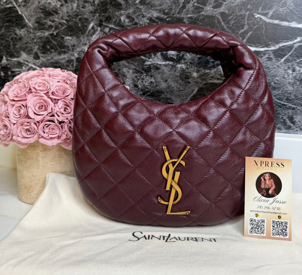 YSL ICARINO IN QUILTED NAPPA GUINDO