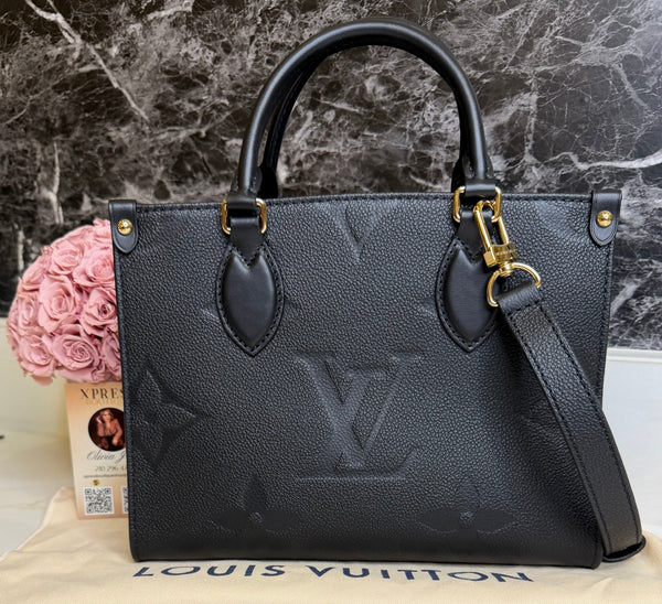 LOUIS VUITTON OTG PM EMPRINTE NOIR