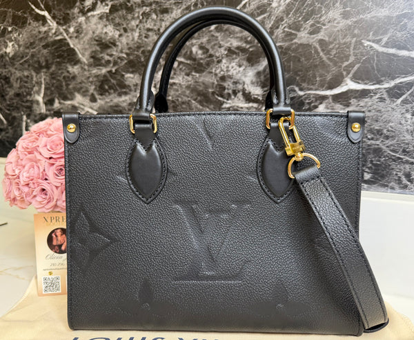 LOUIS VUITTON OTG PM EMPRINTE NOIR