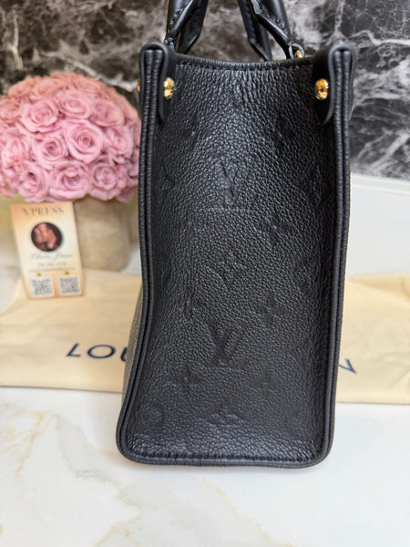 LOUIS VUITTON OTG PM EMPRINTE NOIR