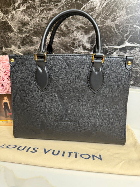 LOUIS VUITTON OTG PM EMPRINTE NOIR