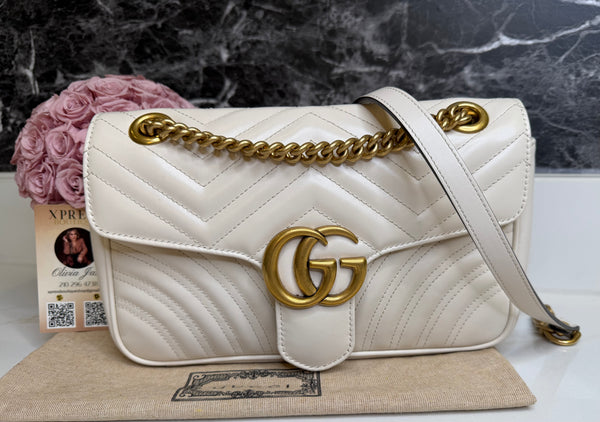 Gucci marmont off white