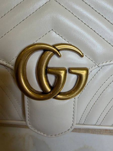 Gucci marmont off white