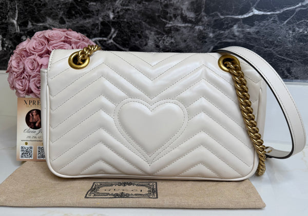 Gucci marmont off white