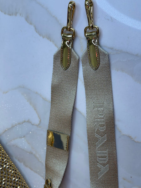 Prada re-edition crystal dorada