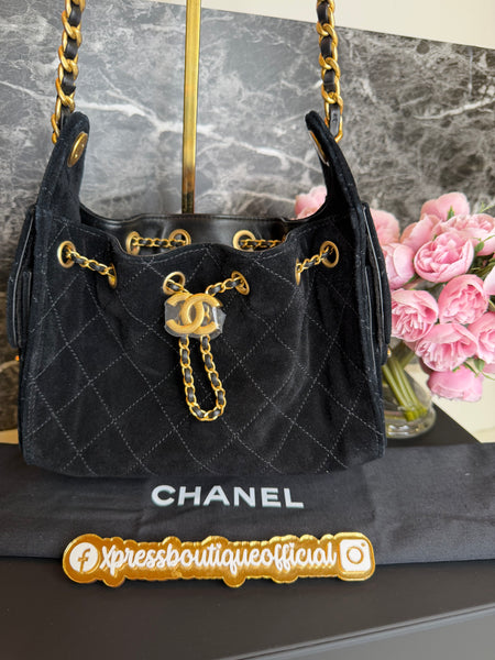 CHANEL MINI 25 SUEDE