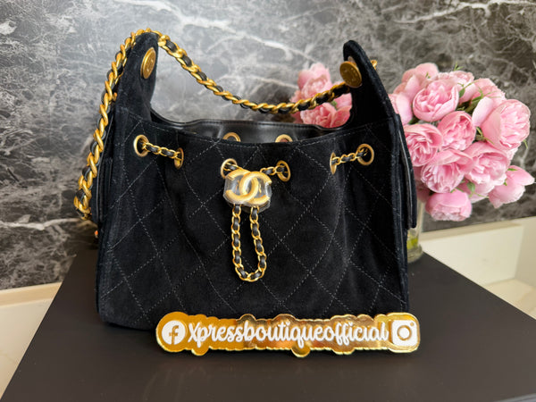 CHANEL MINI 25 SUEDE