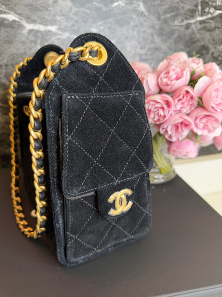 CHANEL MINI 25 SUEDE