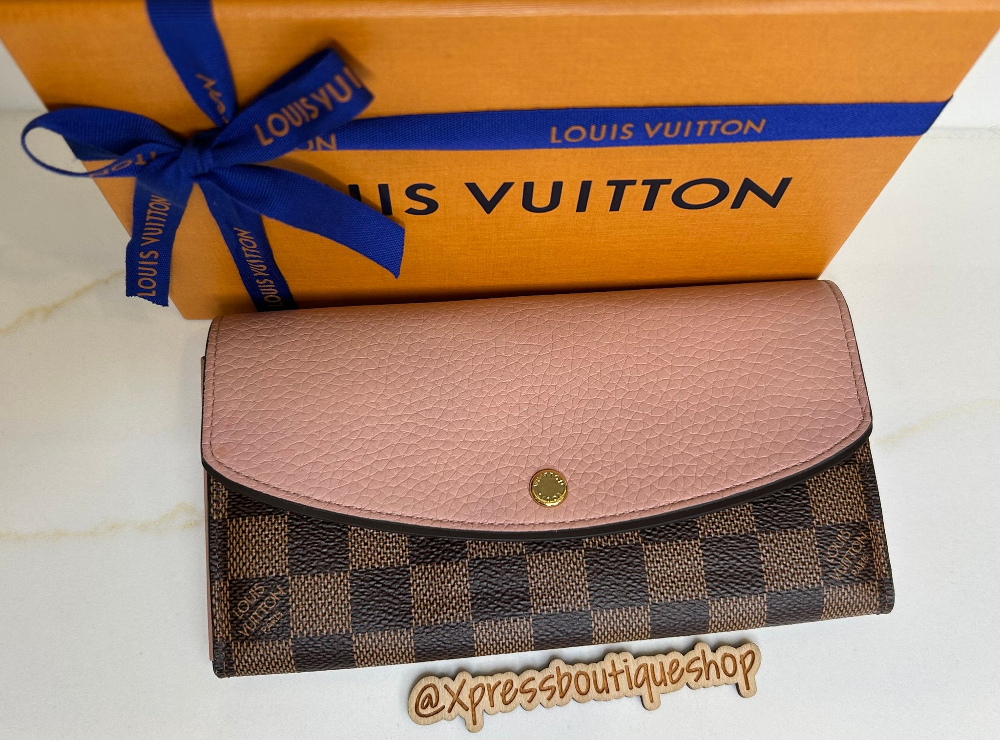 Damier ebene wallet