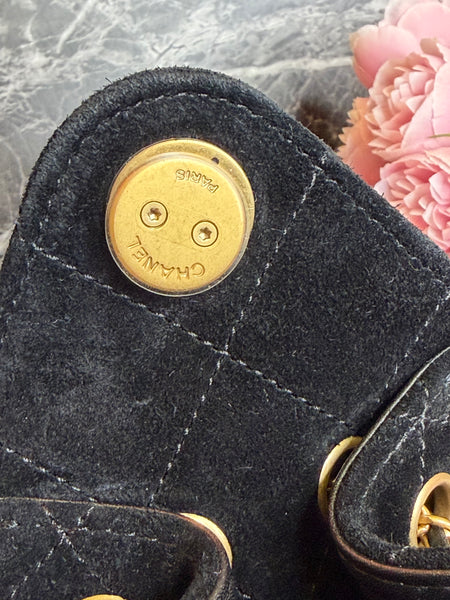 CHANEL MINI 25 SUEDE