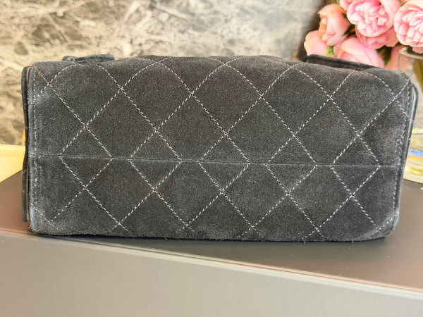 CHANEL MINI 25 SUEDE