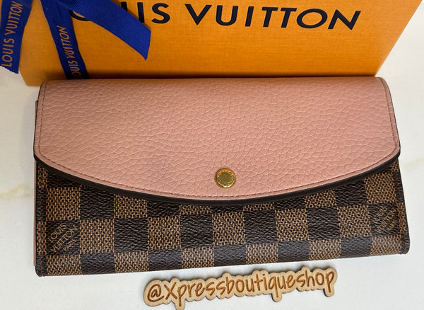 Damier ebene wallet