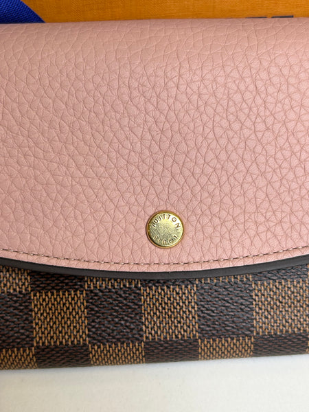 Damier ebene wallet