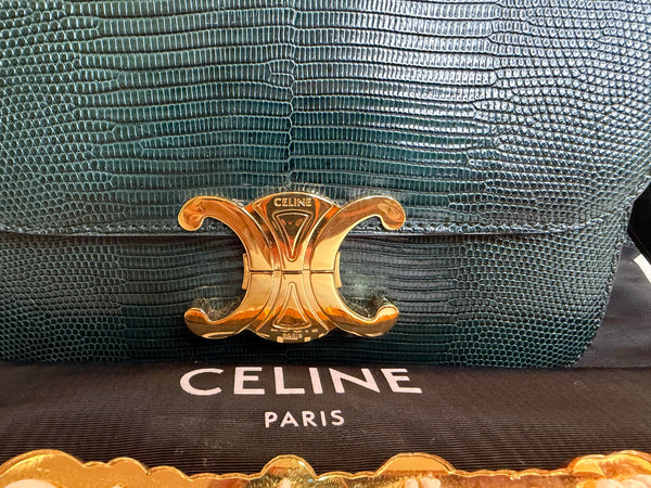 Celine lizard triomphe bag