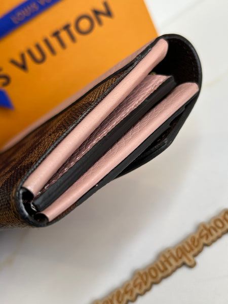 Damier ebene wallet