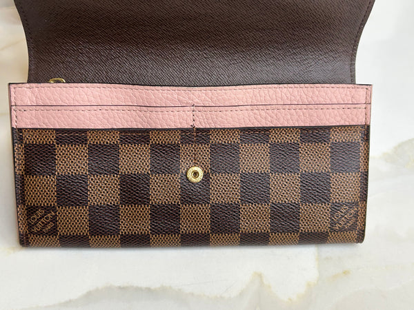 Damier ebene wallet