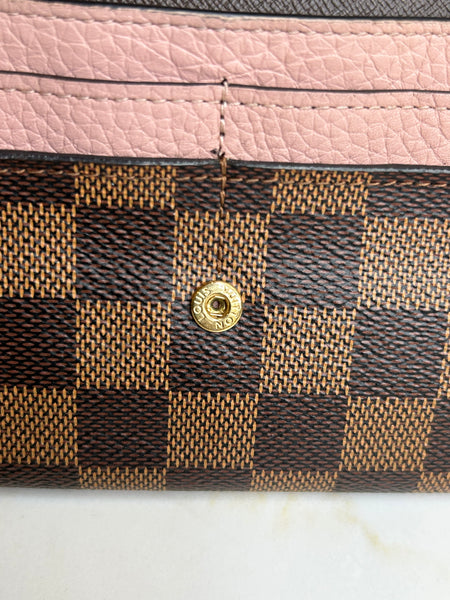 Damier ebene wallet