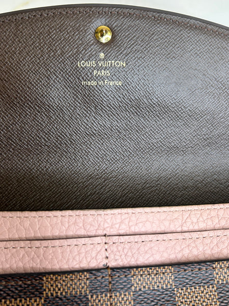 Damier ebene wallet