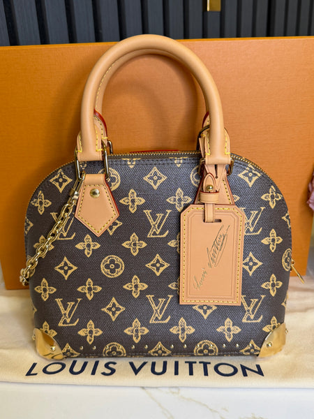 Louis Vuitton Alma bb trunk monograma