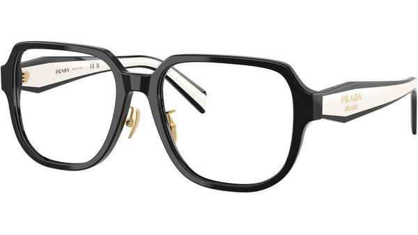 Prada lente optico blaco/negro
