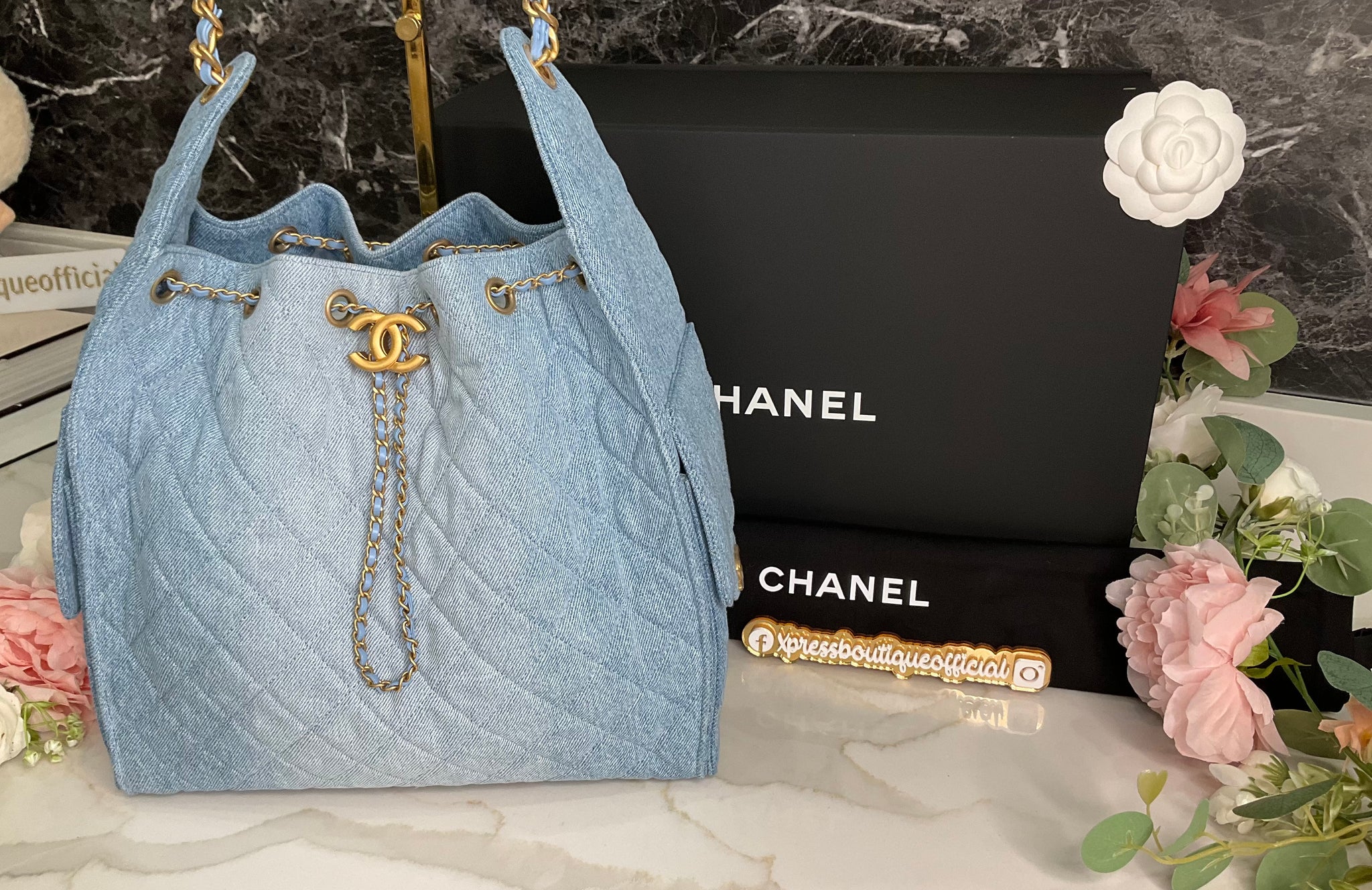 Chanel 25 Medium Denim