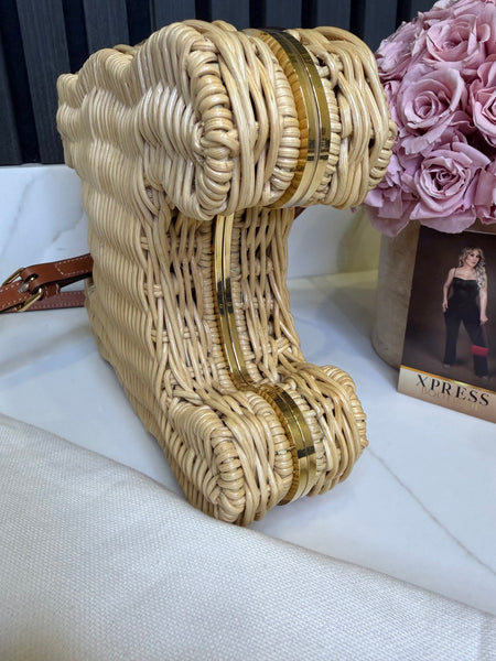 Celine Triomphe Wicker bag