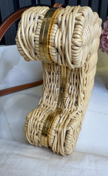 Celine Triomphe Wicker bag