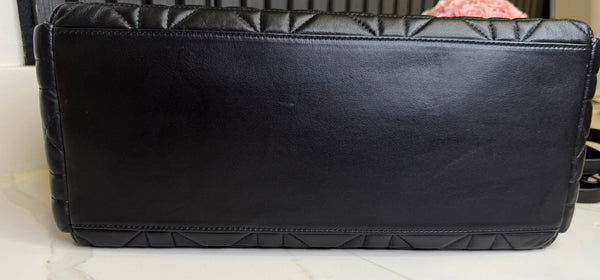 Dior Large D-Dream Bag Black Macrocannage Lambskin