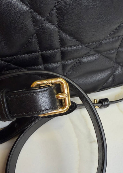Dior Large D-Dream Bag Black Macrocannage Lambskin