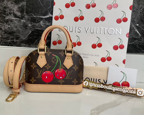 Louis Vuitton Alma cherry nano