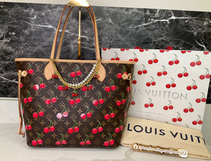 Louis Vuitton Neverfull MM Cherry
