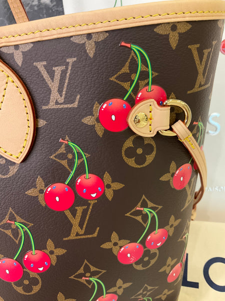 Louis Vuitton Neverfull MM Cherry