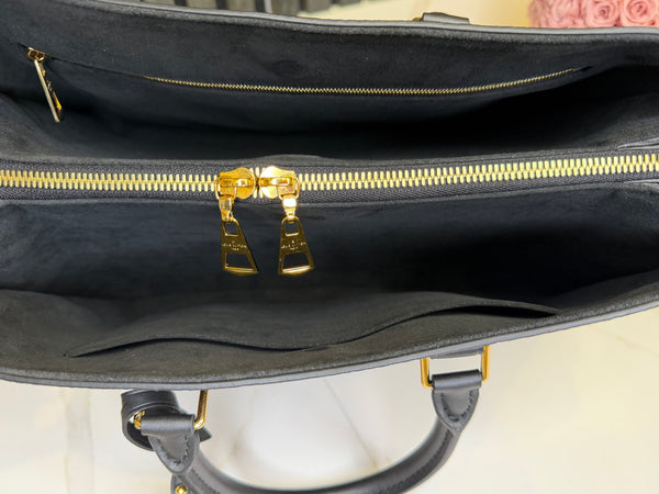Louis Vuitton Black Monogram Canvas Soufflot MM