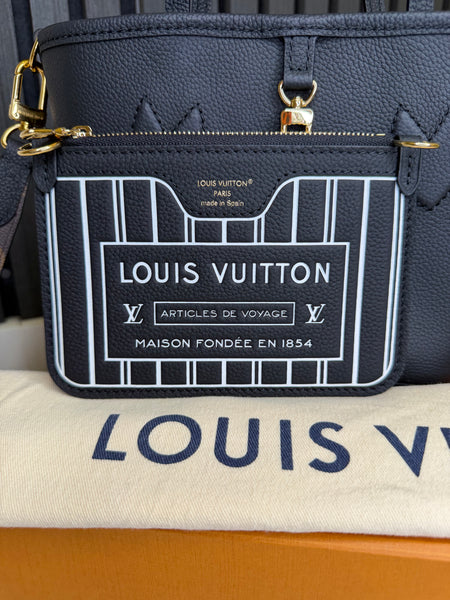 LV Neverfull Inside Out BB Noir/Monograma