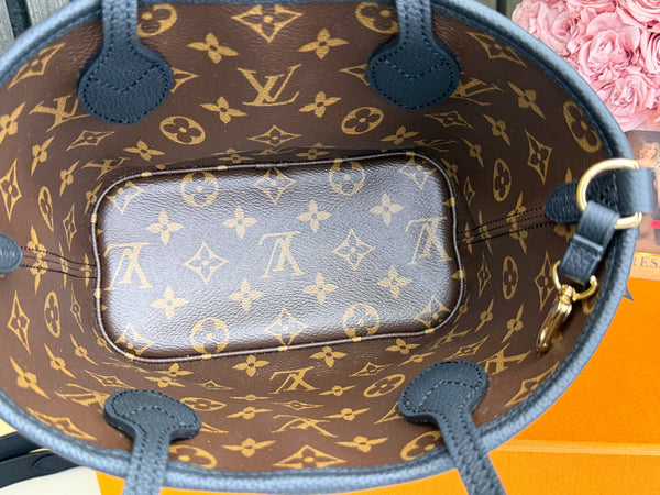 LV Neverfull Inside Out BB Noir/Monograma