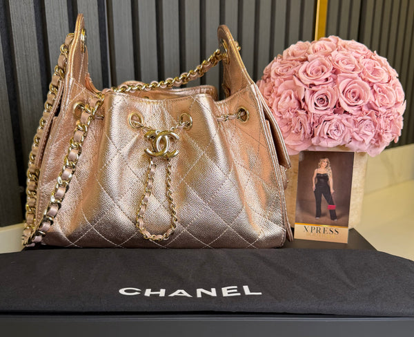 Chanel 25 mini rosegold