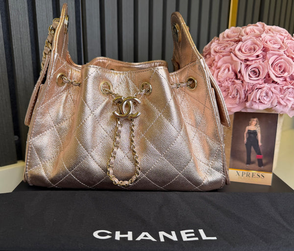 Chanel 25 mini rosegold