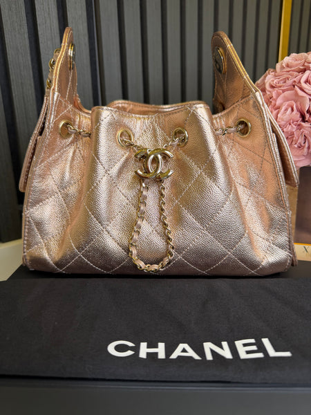 Chanel 25 mini rosegold