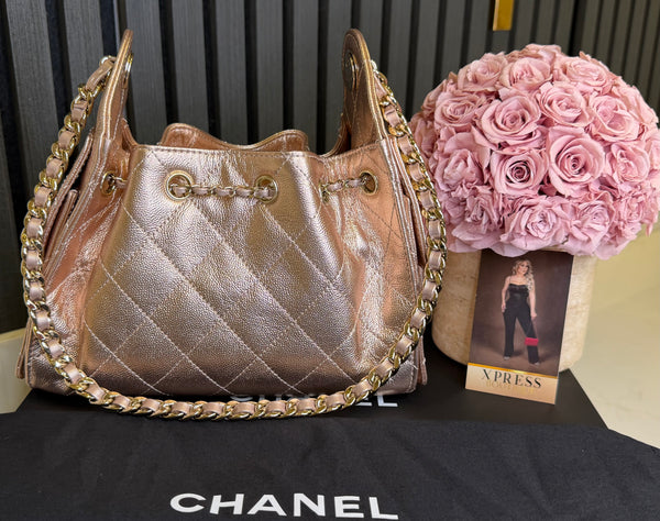 Chanel 25 mini rosegold