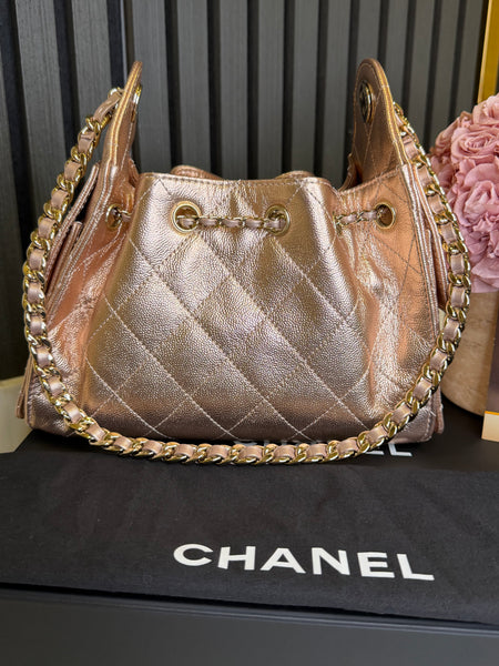 Chanel 25 mini rosegold