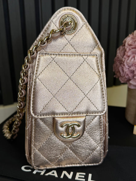Chanel 25 mini rosegold